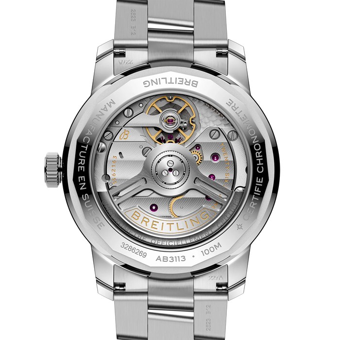 Breitling Top Time B31 38mm Mens Watch White Stainless Steel AB3113281A1A1 - Image 2