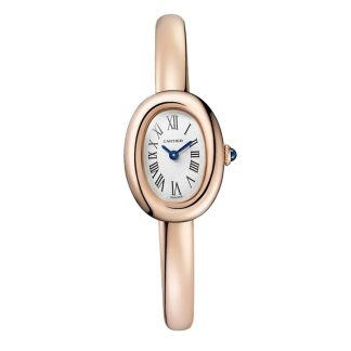Cartier Baignoire De Cartier Watch Mini Model Quartz Movement Rose Gold WGBA0048