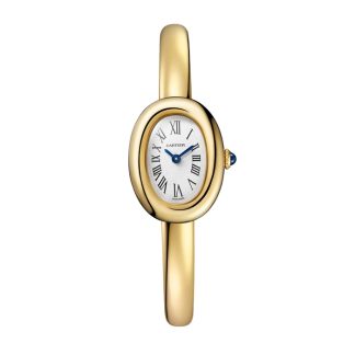 Cartier Baignoire De Cartier Watch Mini Model Quartz movement 18K Yellow Gold WGBA0050