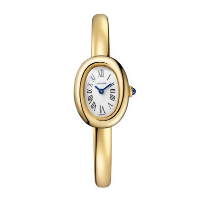 Cartier Baignoire De Cartier Watch Mini Model Quartz movement 18K Yellow Gold WGBA0050