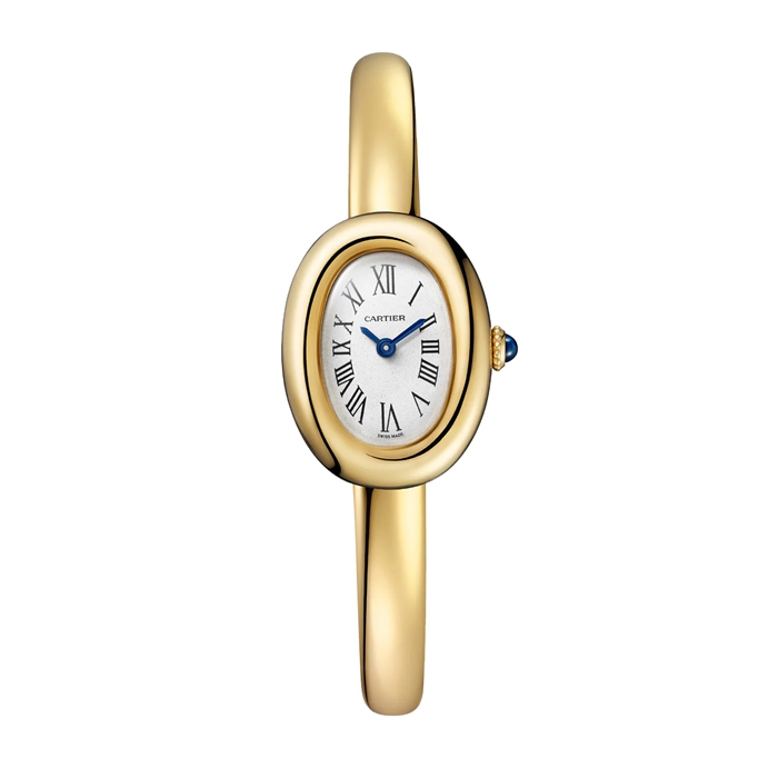 Cartier Baignoire De Cartier Watch Mini Model Quartz movement 18K Yellow Gold WGBA0050