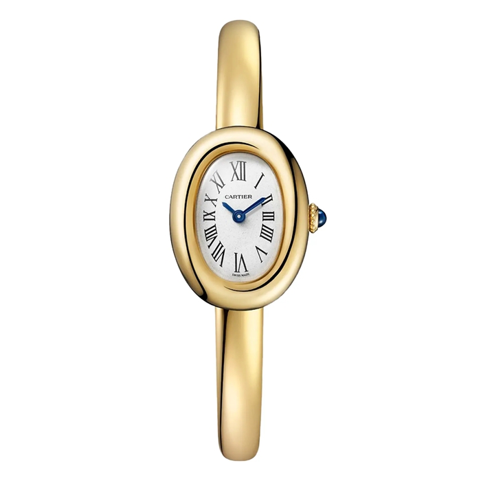 Cartier Baignoire De Cartier Watch Mini Model Size 16 Quartz Movement Yellow Gold WGBA0021