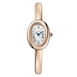 Cartier Baignoire De Cartier Watch Mini Model Size 17 Quartz Movement Rose Gold WGBA0036