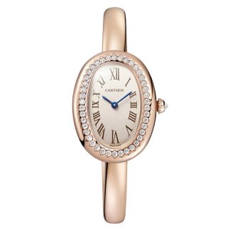 Cartier Baignoire De Cartier Watch Small Model Size 15 Quartz Movement Rose Gold Case WJBA0041