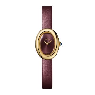 Cartier Baignoire Watch Mini Model Quartz Movement Yellow Gold Case WGBA0032