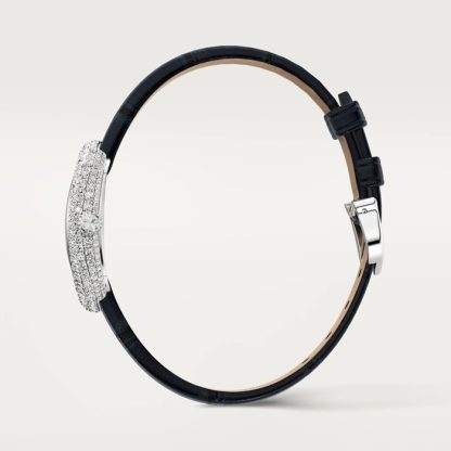 Cartier Baignoire Watch Small Model Quartz Movement 18K White Gold Case WJBA0049 - Image 3