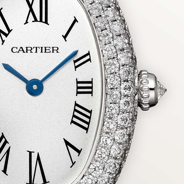 Cartier Baignoire Watch Small Model Quartz Movement 18K White Gold Case WJBA0049 - Image 4