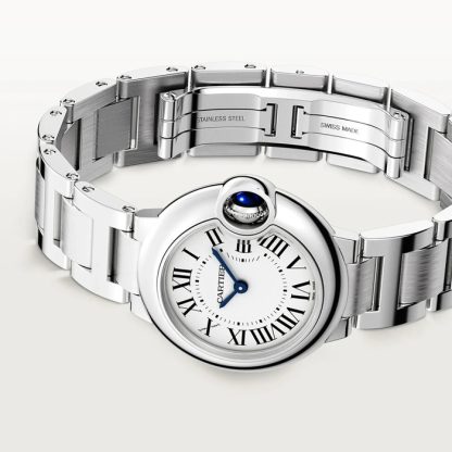 Cartier Ballon Bleu De Cartier Watch 28mm Quartz Movement Steel Case WSBB0073 - Image 4