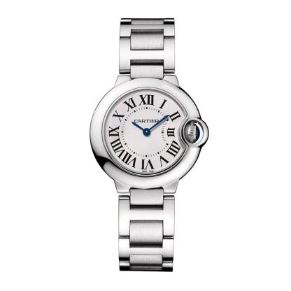 Cartier Ballon Bleu De Cartier Watch 28mm Quartz Movement Steel Case WSBB0073