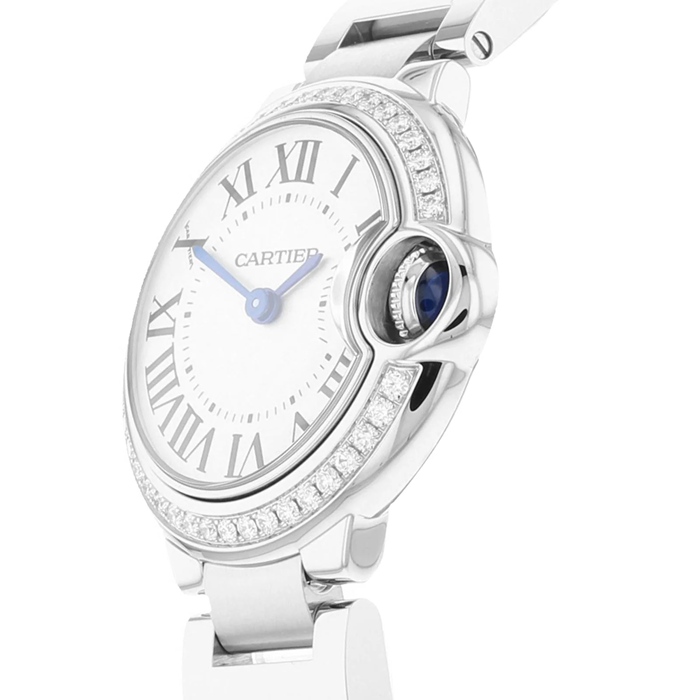 Cartier Ballon Bleu De Cartier Watch 28mm Quartz Movement Steel Diamonds W4BB0015 - Image 2