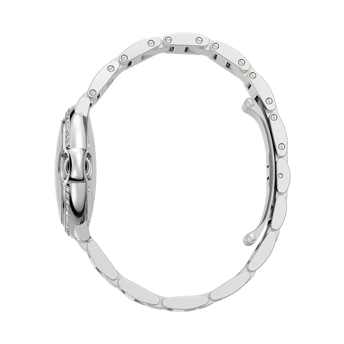 Cartier Ballon Bleu De Cartier Watch 33mm Automatic Movement Steel Diamonds W4BB0028 - Image 4