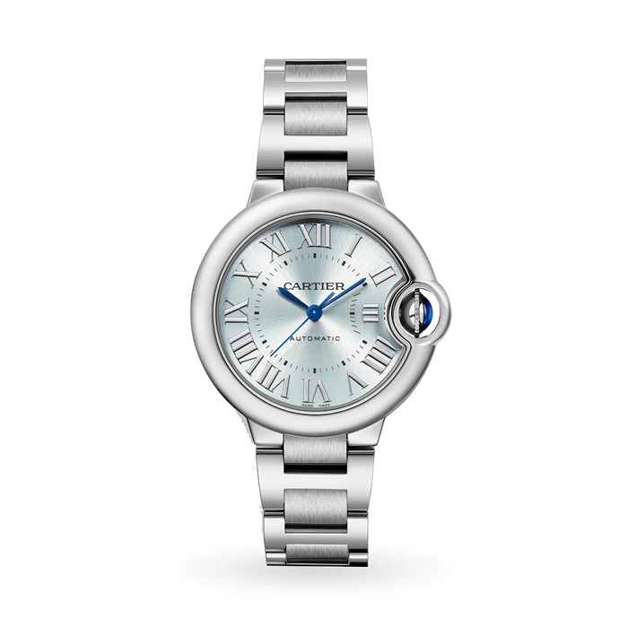 Cartier Ballon Bleu De Cartier Watch 33mm Automatic Movement Steel WSBB0062
