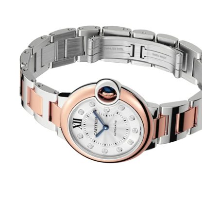Cartier Ballon Bleu De Cartier Watch 33mm Mechanical Movement With Automatic Winding Steel Rose Gold W3BB0021 - Image 2