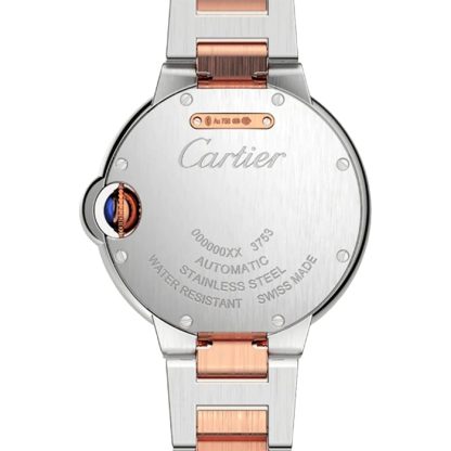 Cartier Ballon Bleu De Cartier Watch 33mm Mechanical Movement With Automatic Winding Steel Rose Gold W3BB0021 - Image 4