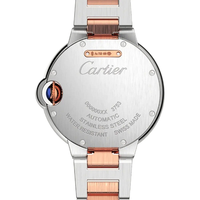 Cartier Ballon Bleu De Cartier Watch 33mm Mechanical Movement With Automatic Winding Steel Rose Gold W3BB0021 - Image 4