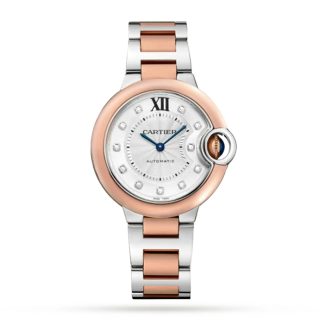 Cartier Ballon Bleu De Cartier Watch 33mm Mechanical Movement With Automatic Winding Steel Rose Gold W3BB0021