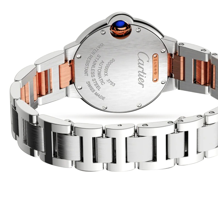 Cartier Ballon Bleu De Cartier Watch 33mm Mechanical Movement With Automatic Winding Steel Rose Gold W3BB0023 - Image 3