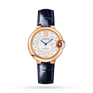 Cartier Ballon Bleu De Cartier Watch 33mm Self-Winding Mechanical Movement Rose Gold WGBB0052