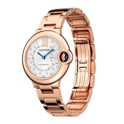 Cartier Ballon Bleu De Cartier Watch 33mm Self-Winding Mechanical Movement Rose Gold WGBB0054 - Image 2