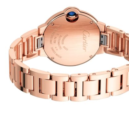 Cartier Ballon Bleu De Cartier Watch 33mm Self-Winding Mechanical Movement Rose Gold WGBB0054 - Image 3