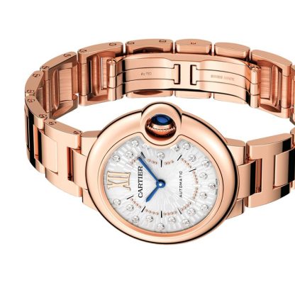 Cartier Ballon Bleu De Cartier Watch 33mm Self-Winding Mechanical Movement Rose Gold WGBB0054 - Image 5