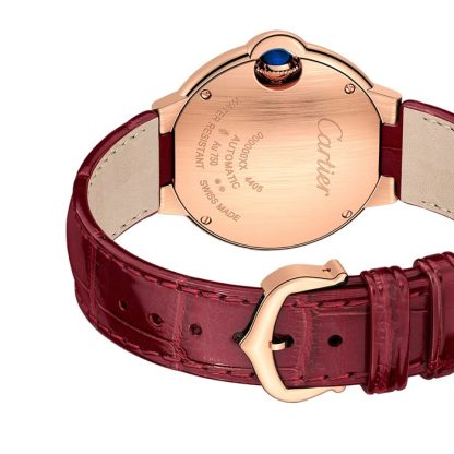 Cartier Ballon Bleu De Cartier Watch 33mm Self-Winding Mechanical Movement Rose Gold WJBB0080 - Image 5