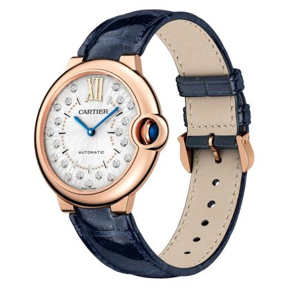 Cartier Ballon Bleu De Cartier Watch 36mm Self-Winding Mechanical Movement Rose Gold WGBB0053 - Image 3