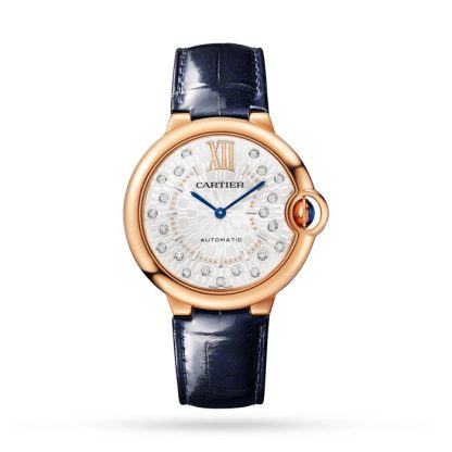 Cartier Ballon Bleu De Cartier Watch 36mm Self-Winding Mechanical Movement Rose Gold WGBB0053