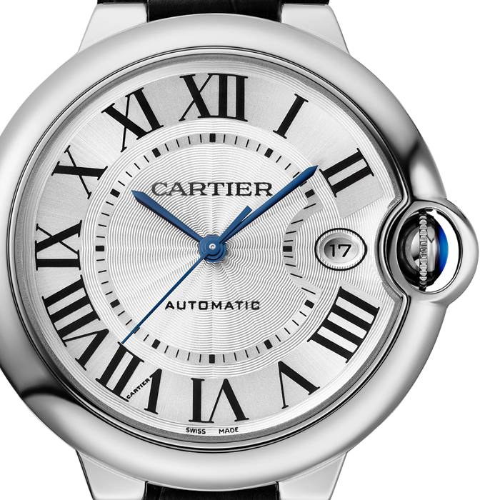 Cartier Ballon Bleu De Cartier Watch 40mm Automatic Movement Steel Leather WSBB0039 - Image 2