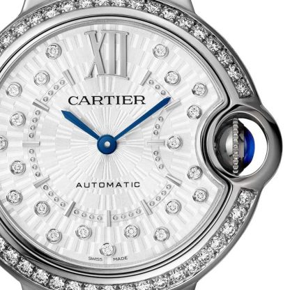 Cartier Ballon Bleu de Cartier watch 33 mm mechanical movement with automatic winding W4BB0035 - Image 5