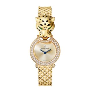 Cartier La Panthère Watch 23.6 mm Quartz Movement Yellow Gold HPI01526