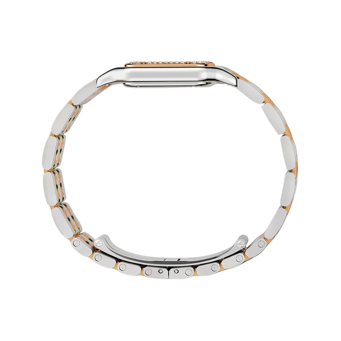 Cartier Panthère De Cartier Watch Medium Model Quartz Movement Rose Gold Steel Diamonds W3PN0010 - Image 5