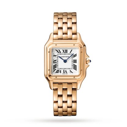 Cartier Panthère De Cartier Watch Medium Model Quartz Movement Rose Gold WGPN0007