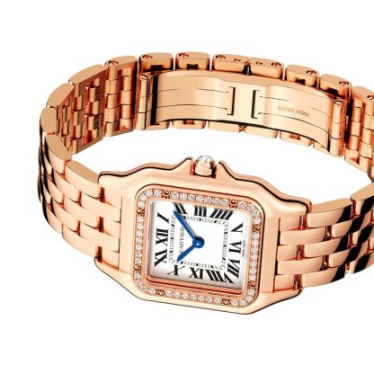 Cartier Panthere De Cartier Watch Medium Model Quartz Movement Rose Gold WJPN0009 - Image 3