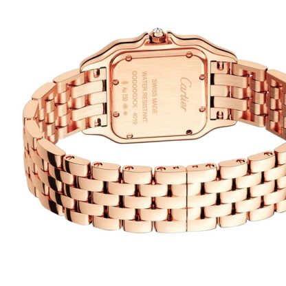Cartier Panthere De Cartier Watch Medium Model Quartz Movement Rose Gold WJPN0009 - Image 4