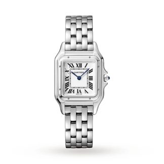 Cartier Panthère De Cartier Watch Medium Model Quartz Movement Steel WSPN0007