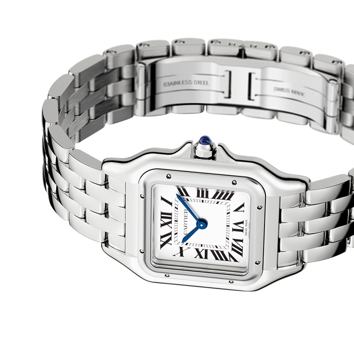 Cartier Panthère De Cartier Watch Medium Model Quartz Movement Steel WSPN0007 - Image 5