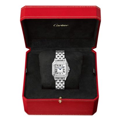 Cartier Panthère De Cartier Watch Medium Model Quartz Movement Steel WSPN0015 - Image 3