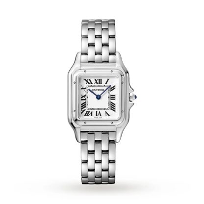 Cartier Panthère De Cartier Watch Medium Model Quartz Movement Steel WSPN0015