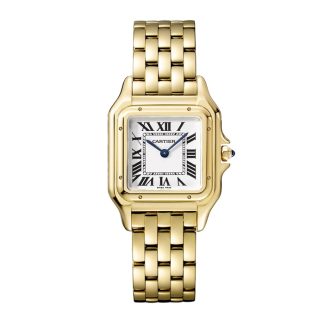 Cartier Panthère De Cartier Watch Medium Model Quartz Movement Yellow Gold WGPN0009