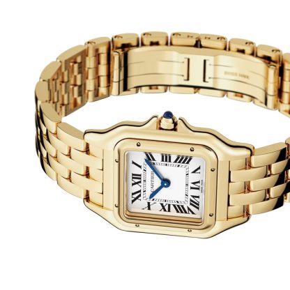 Cartier Panthère De Cartier Watch Medium Model Quartz Movement Yellow Gold WGPN0009 - Image 5