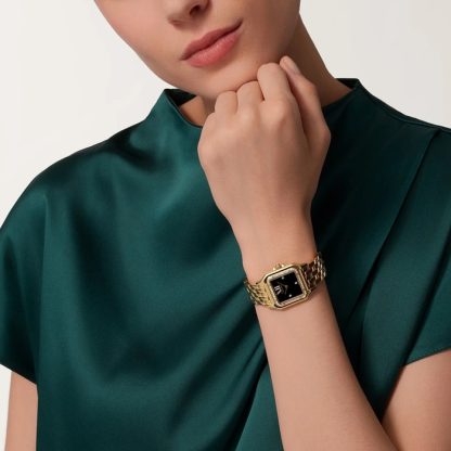 Cartier Panthère De Cartier Watch Medium Model Quartz Movement Yellow Gold WJPN0044 - Image 3