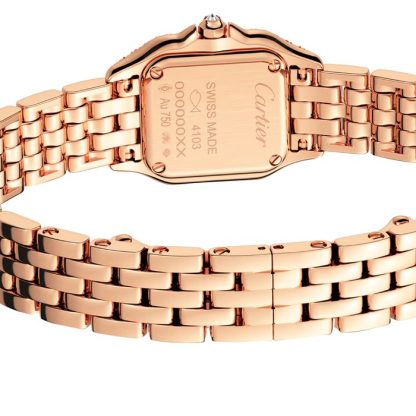 Cartier Panthère De Cartier Watch Mini Model Quartz Movement Rose Gold WJPN0045 - Image 2
