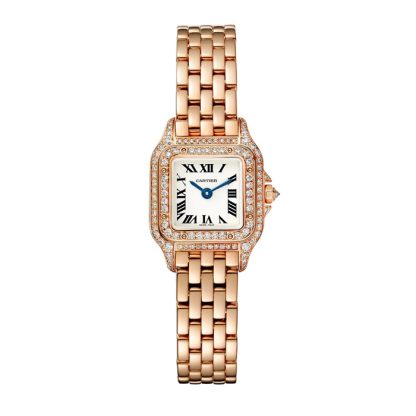 Cartier Panthère De Cartier Watch Mini Model Quartz Movement Rose Gold WJPN0045 - Image 3