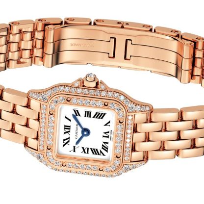 Cartier Panthère De Cartier Watch Mini Model Quartz Movement Rose Gold WJPN0045 - Image 5