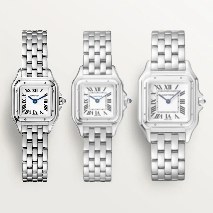 Cartier Panthère De Cartier Watch Mini Model Quartz Movement Steel WSPN0012 - Image 3