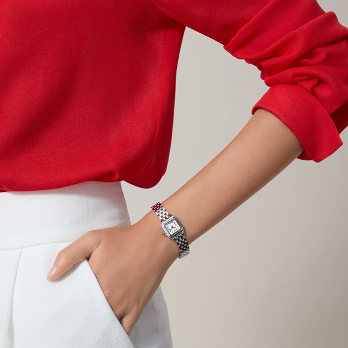 Cartier Panthère De Cartier Watch Mini Model Quartz Movement Steel WSPN0012 - Image 4