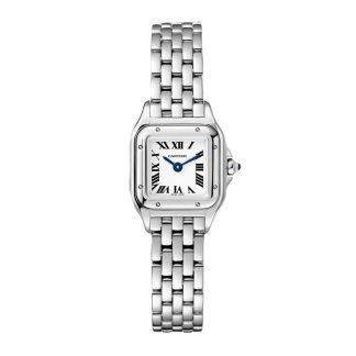 Cartier Panthère De Cartier Watch Mini Model Quartz Movement Steel WSPN0012