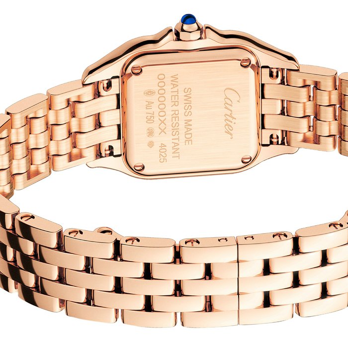 Cartier Panthère De Cartier Watch Small Model Quartz Movement Case In Rose Gold WGPN0006 - Image 5