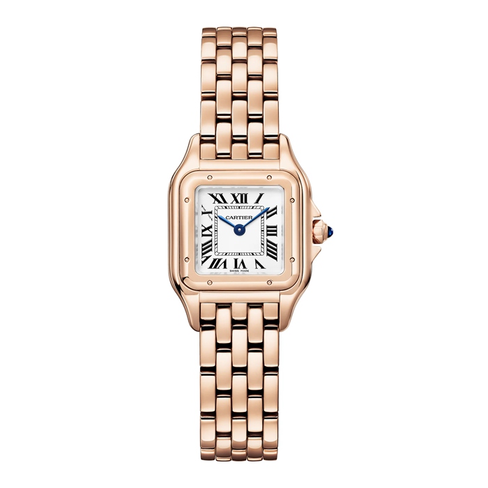 Cartier Panthère De Cartier Watch Small Model Quartz Movement Case In Rose Gold WGPN0006